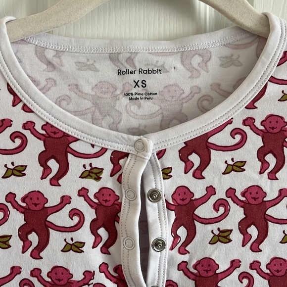 NWOT Roller Rabbit pj top ONLY - Picture 2 of 3